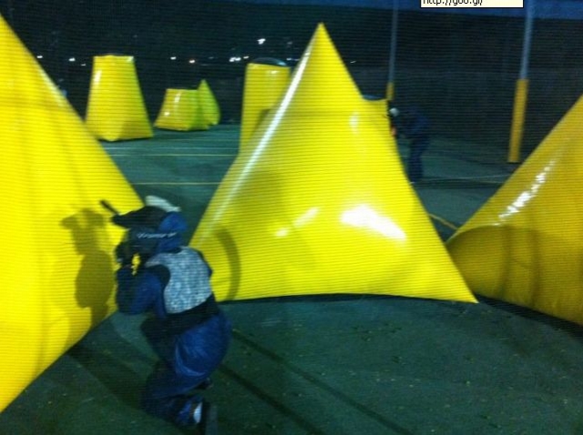 Campo con gonfiabili